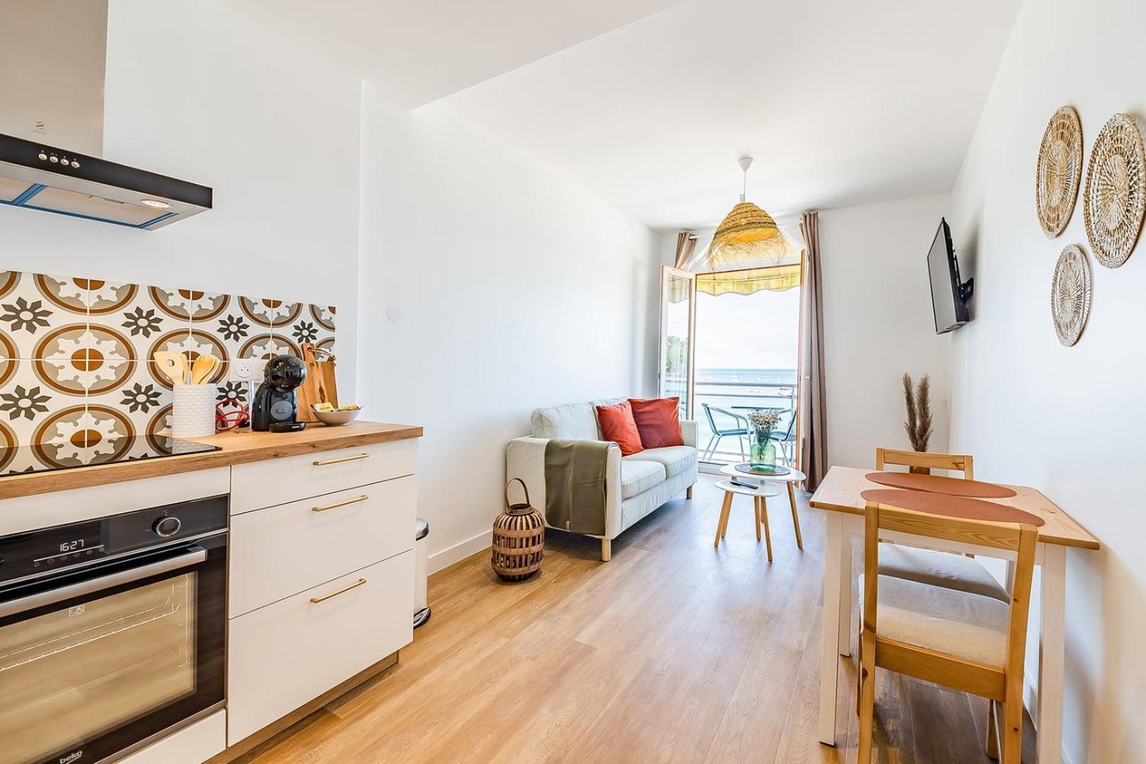 Les Pieds Dans L'Eau - Appartment 1 - Vue Mer Cancale Exterior photo